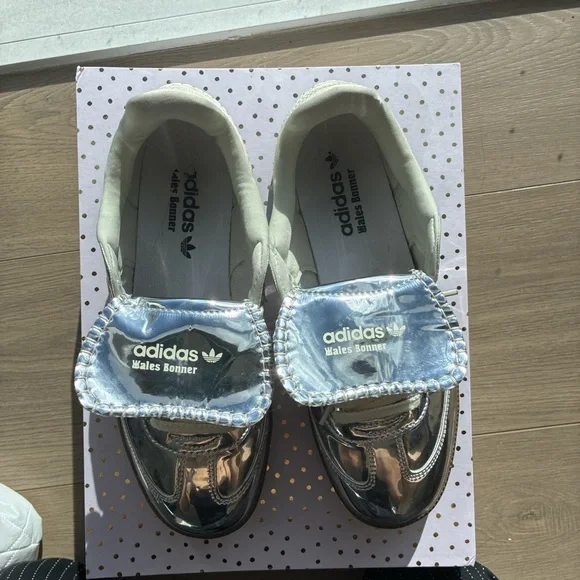 adidas Silver Metallic Sneakers - Picture 5 of 5